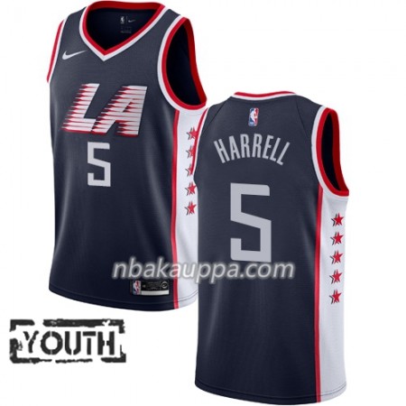 Los Angeles Clippers Montrezl Harrell 5 2018-19 Nike City Edition Navy Pelipaidat Swingman - Lasten